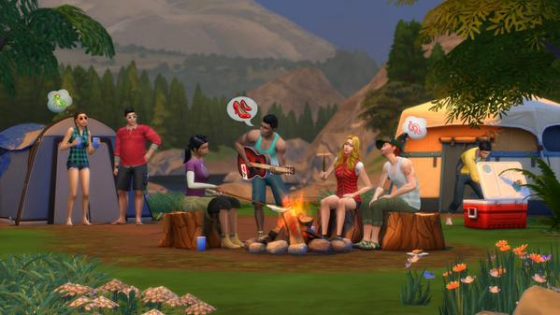 Sims 4 kamperen