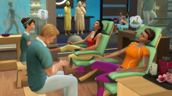 Sims 4 spa