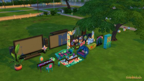 SN Review: De Sims 4 Filmavond accessoires: Koopmodus