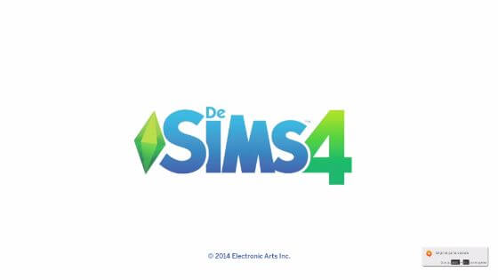 Sinds de update van gisteren kan het voorkomen dat De Sims 4 blijft hangen op dit scherm.