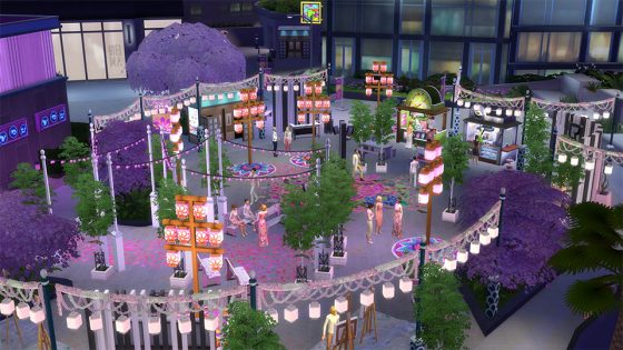 De Sims 4 Stedelijk Leven: Festivals