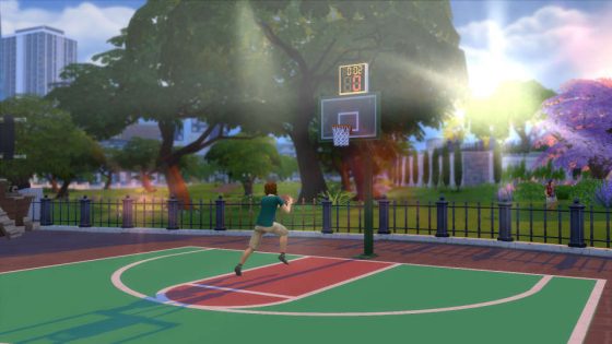 De Sims 4 Stedelijk Leven: Basketbal