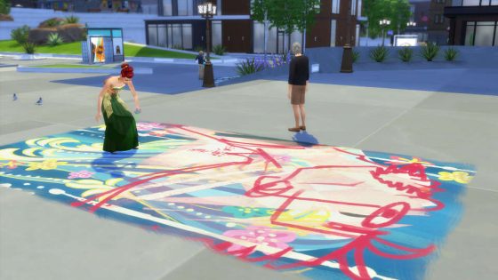 De Sims 4 Stedelijk Leven: Straatkunst