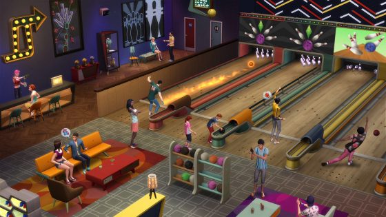 Het is tijd voor wat kegelpret met het De Sims 4 Bowlingavond Accessoirespakket!