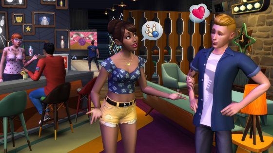 Het is tijd voor wat kegelpret met het De Sims 4 Bowlingavond Accessoirespakket!