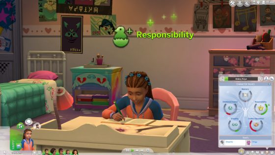 De Sims 4 Ouderschap: Karakterwaarden