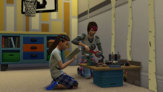 De Sims 4 Ouderschap: Schoolprojecten