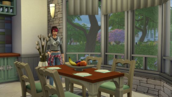 De Sims 4 Ouderschap: Dekken van de tafel