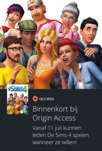 De Sims 4 komt naar Origin Access