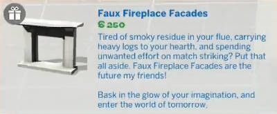 Faux Fireplace Facade