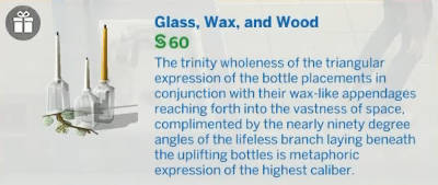 Glass, Wax, and Wood