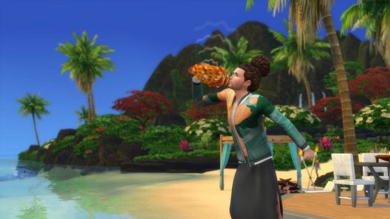 De Sims 4 Eiland Leven: Schelpen