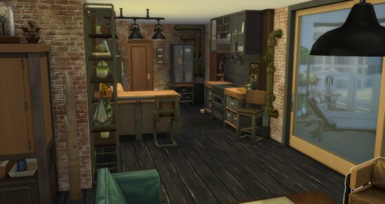 De Sims 4 Industriële Loft Kit