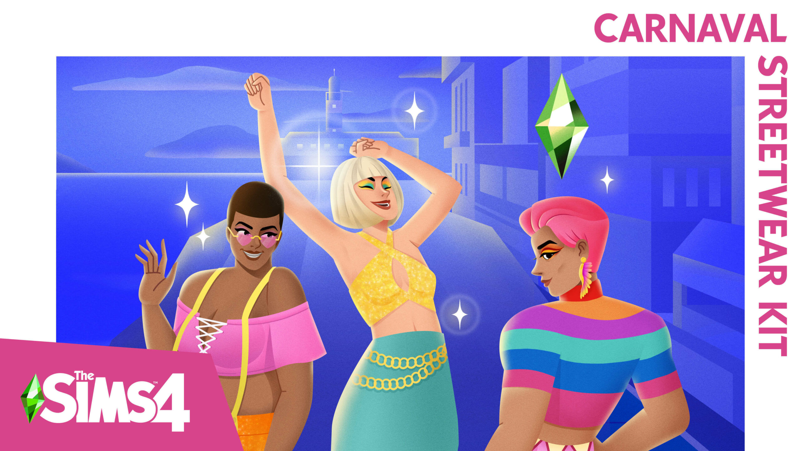 De Sims 4 Zomerse Carnavalsmode Kit